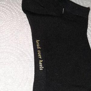 KATE SPADE Black 'head over heels' Ankle Socks NEW